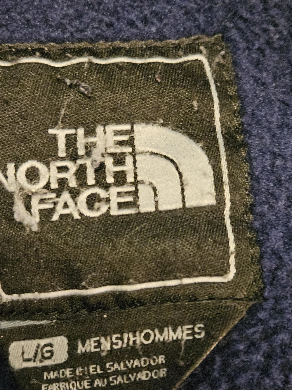The North Face Men's Two-Tone Polartec 6 Pocket  Navy and Black Fleece Jacket
